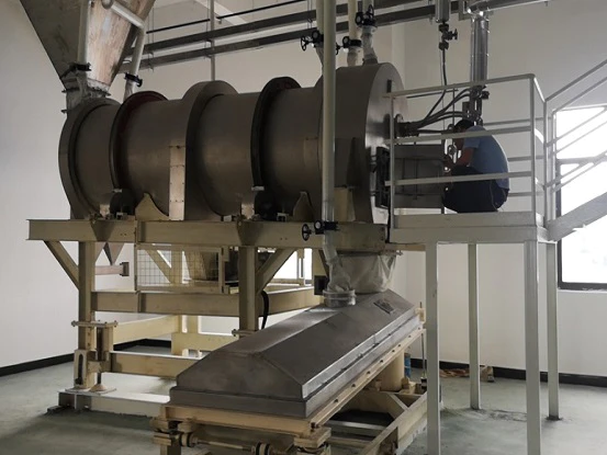 The detergent powder production line with an annual output of 80,000 tons was put into operation